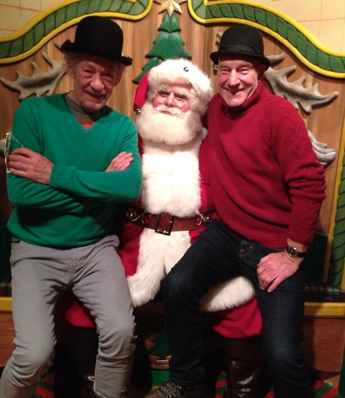 Patrick Stewart And Ian Mckellen
