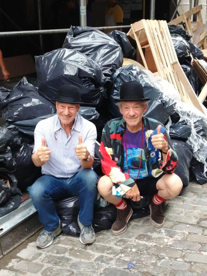 Patrick Stewart And Ian Mckellen