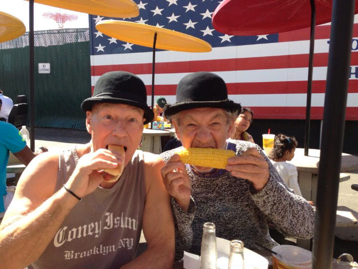 Patrick Stewart And Ian Mckellen