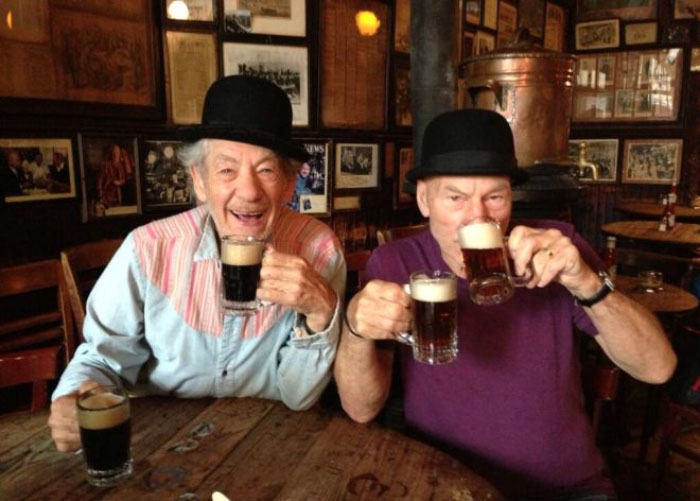 Patrick Stewart And Ian Mckellen