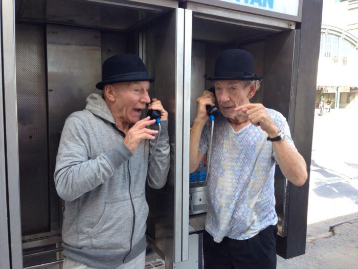 Patrick Stewart And Ian Mckellen