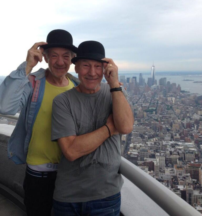 Patrick Stewart And Ian Mckellen