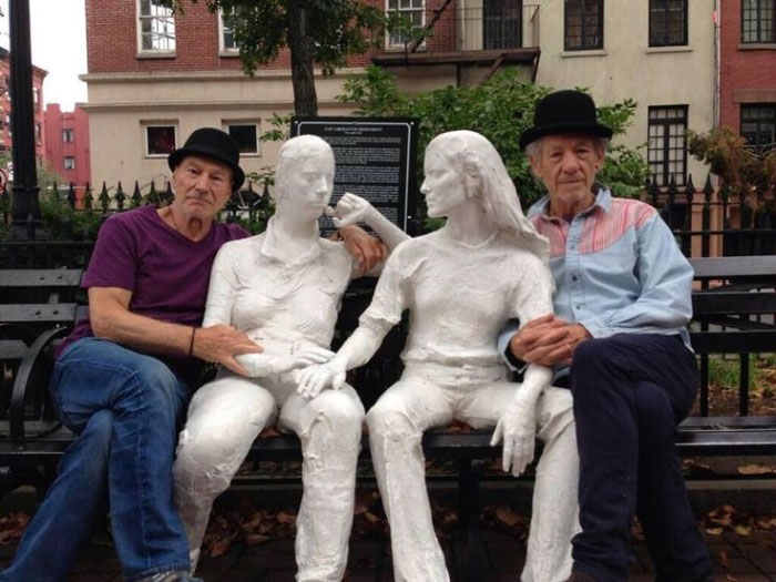 Patrick Stewart And Ian Mckellen