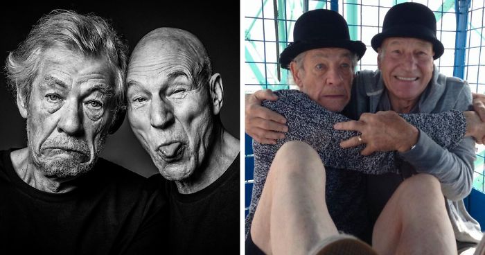 30 Of The Funniest Reasons Why Patrick Stewart And Ian McKellen Are BFFs