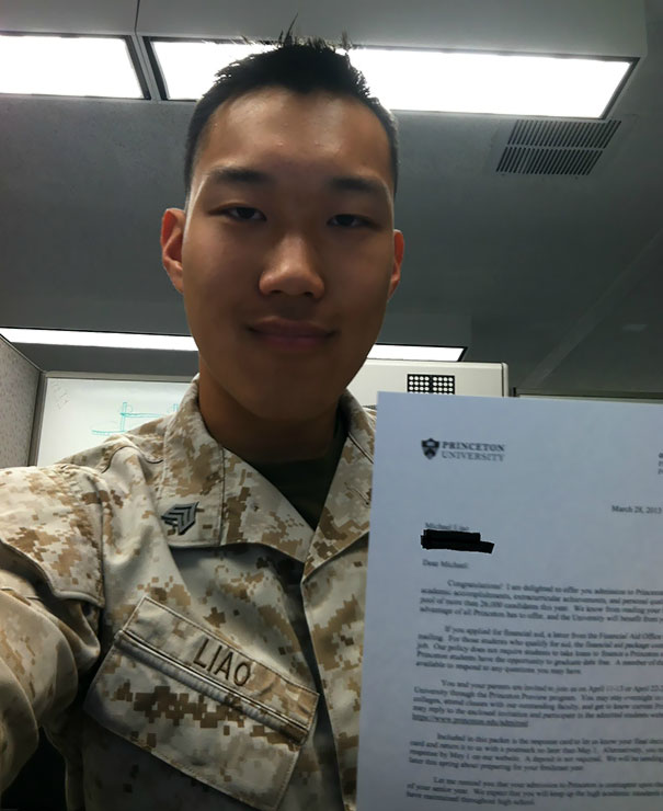 The Instructors And Other Marines At My Separation Transition Classes Said I Was Way Out Of My League Applying To Princeton. I Just Found Out That I Proved Them Wrong