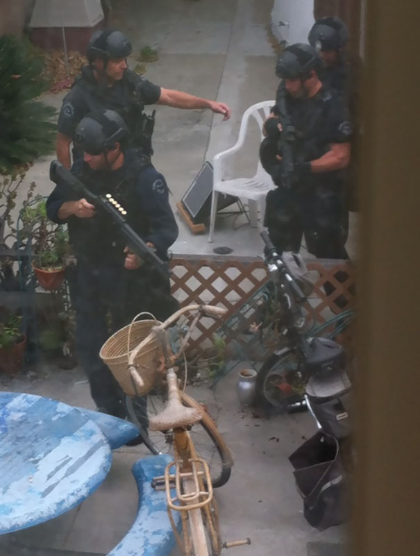 Told My Boss I Couldn't Come To Work As My Neighborhood Was On Lock Down. He Didn't Believe Me So I Sent Him This