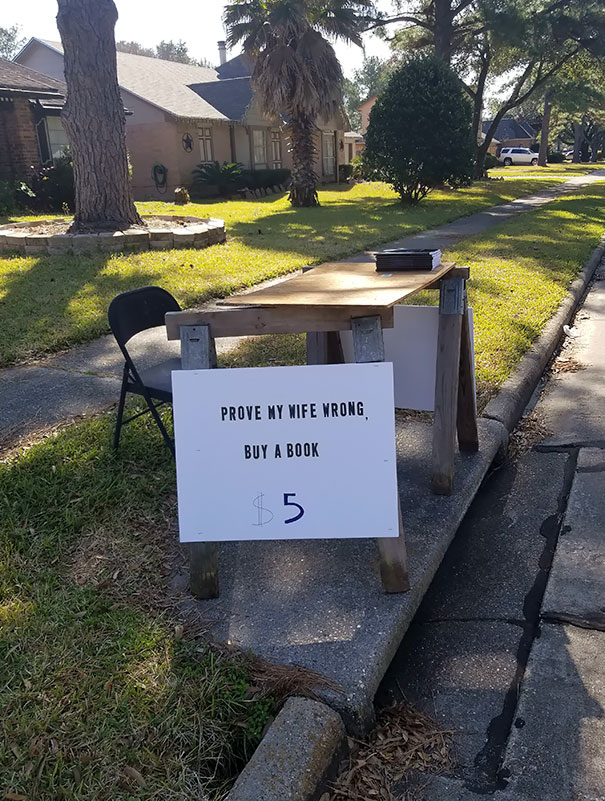 Told Not Just By My Wife, But Several People This Idea Would Never Work. Sold Three Books In Two Hours