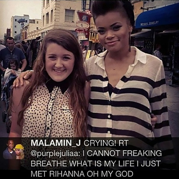 Meeting Rihanna