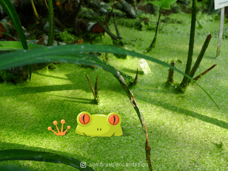 I Add Happy, Colorful Creatures To Everyday Life And Travel Photos