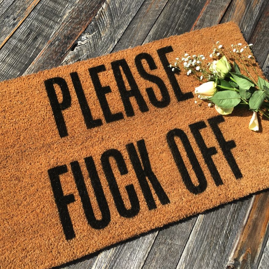 15 Highly Offensive Doormats For Individuals Who Don't Give A F**k!