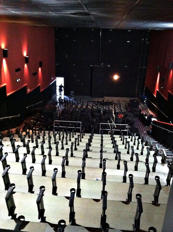I Managed A Movie Theater That Shut Down. This Is What An Auditorium Looks Like Without A Screen Or Seats