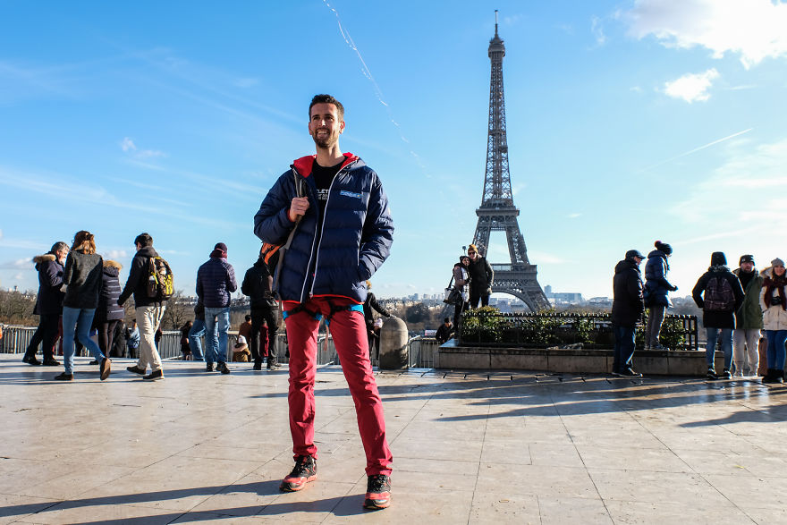 I Shot The World Record Of Urban Highline On The Eiffel Tower