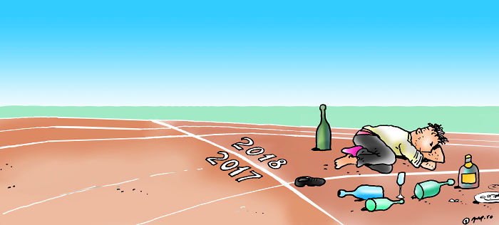 Two Cartoons About The New Year – Before And After