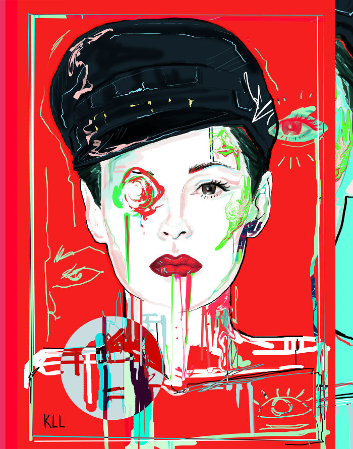 A Young Artist Who Grabs Hollywood Stars Attention By Painting Them With One Eye Only