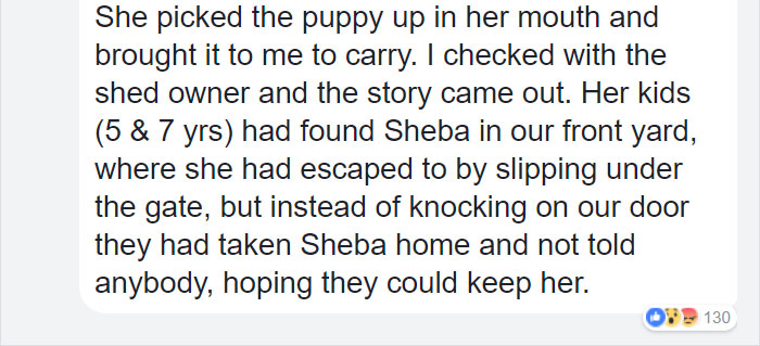 Family Thought They Lost Their Dog Until He Came Back With A Note That Will Melt Your Heart