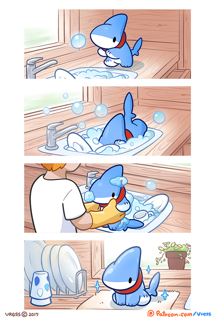 Shark-Puppy-Animation-Vress