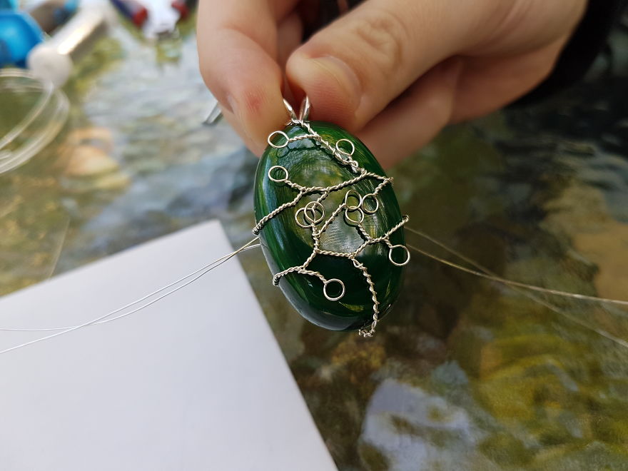 "Leafy Branches" Pendant Tutorial