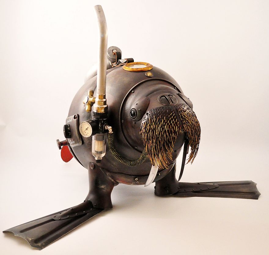 Steampunk Sculptures That I Create From Trash (Part 2)
