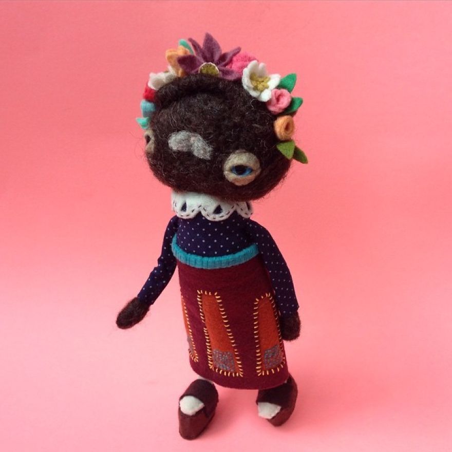 You Will Surely Want To Have A-Meet The Friendly Animals Made In Felt By The Artist Cat Rabbit
