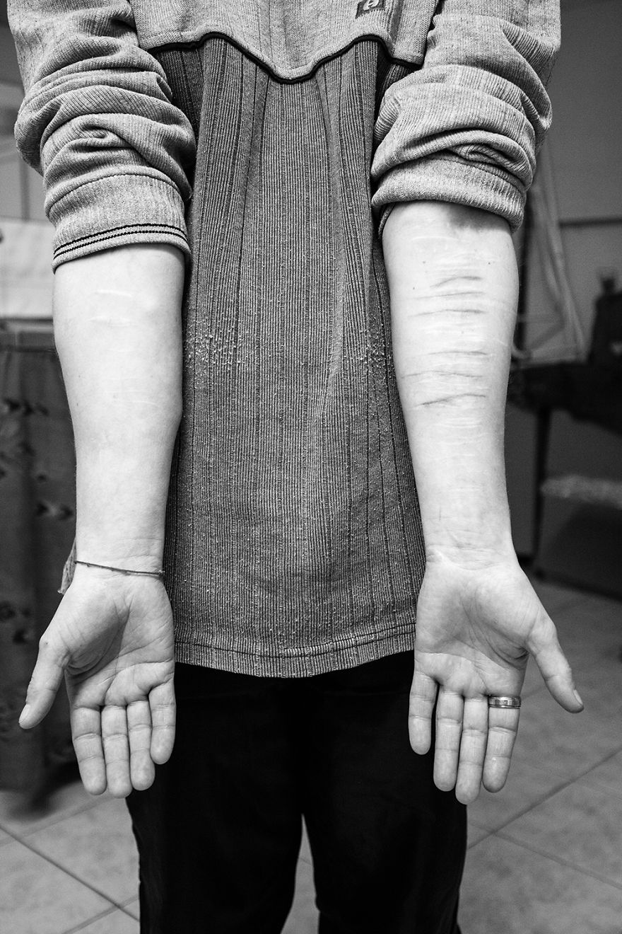 [no]life. We Created Social Art Project In A Local Women`s Prison: Henna Graphic And Photography.