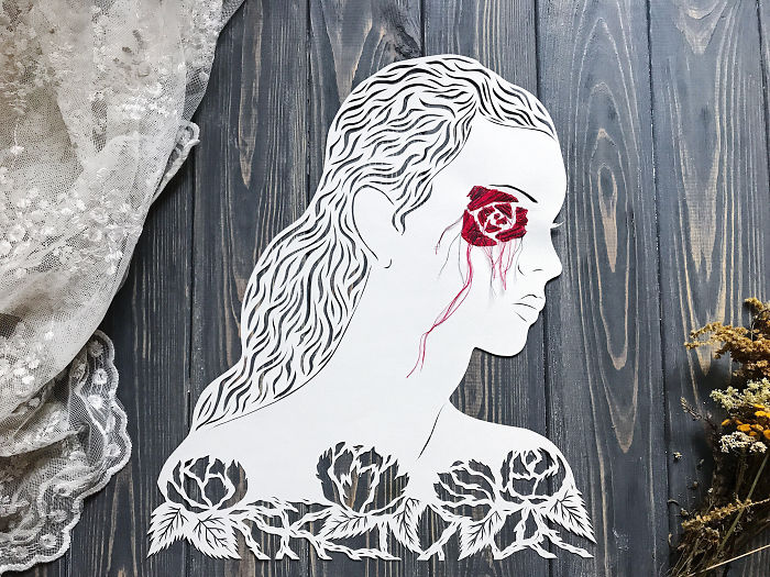 Laced Paper Cuts By Ukrainian Artist Eugenia Zoloto