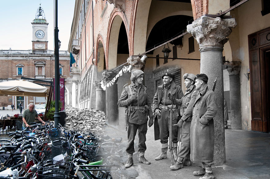 Soldiers Of The 27th Spearmen After The City Patrol