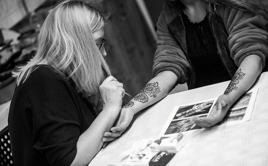 [no]life. We Created Social Art Project In A Local Women`s Prison: Henna Graphic And Photography.