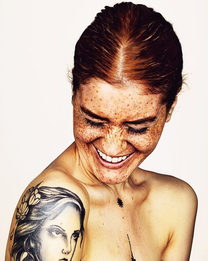 The Beauty Of The Freckles By The Photographer Brock Elbank