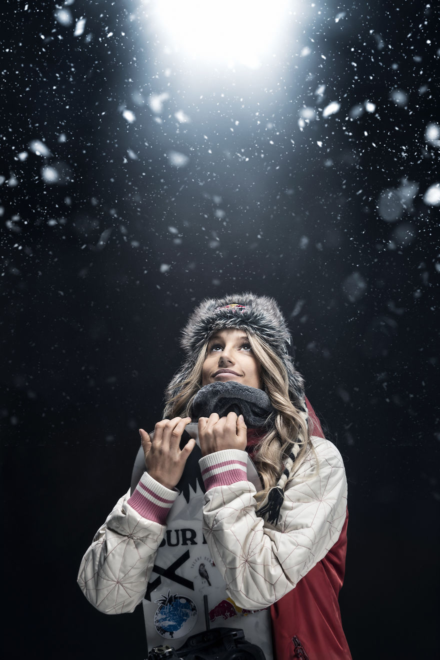 Markus Berger Portrait Olympic Gold Medallist Anna Gasser & Created Stunning Artwork With His Shots Markus Berger Portrait Olympic Gold Medallist Anna Gasser & Created Stunning Artwork With His Shots