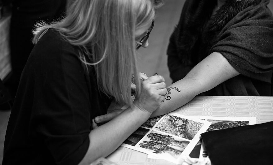 [no]life. We Created Social Art Project In A Local Women`s Prison: Henna Graphic And Photography.
