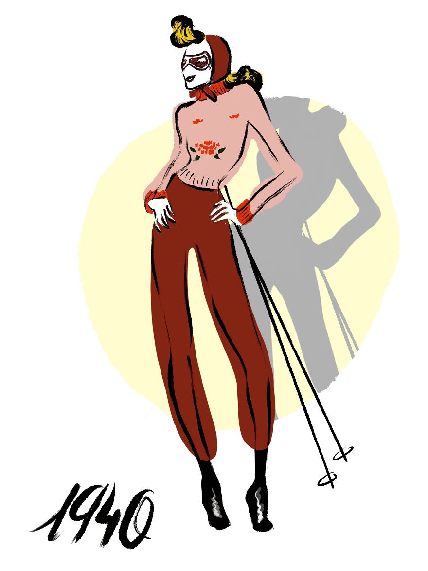 We Illustrated How Ski Fashion Has Changed Over Time We Illustrated How Ski Fashion Has Changed Over Time