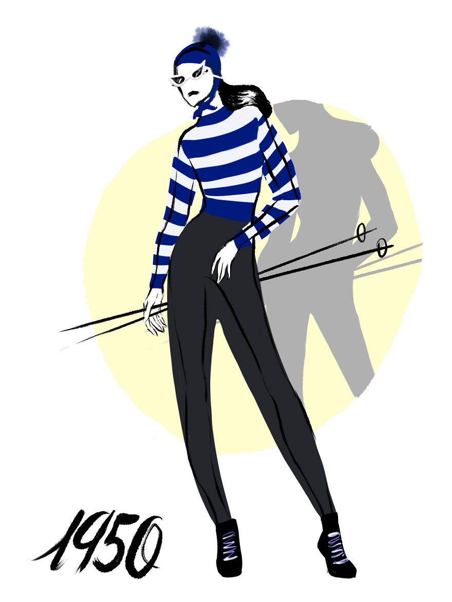 We Illustrated How Ski Fashion Has Changed Over Time We Illustrated How Ski Fashion Has Changed Over Time