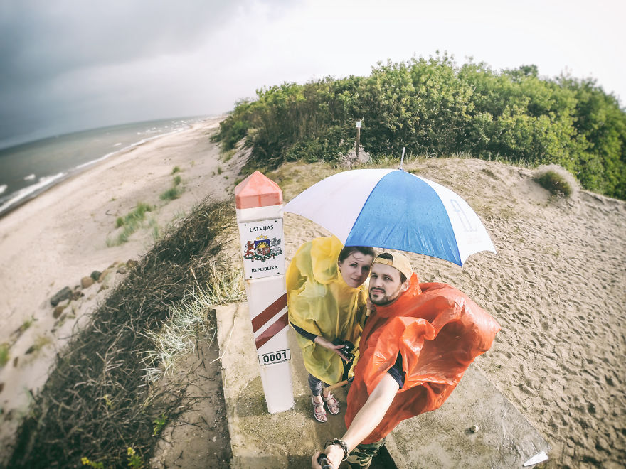 We Went 151,000 Steps In 3 Days By Lithuanian Coastline. From Latvian Border To Russian Border We Went 151,000 Steps In 3 Days By Lithuanian Coastline. From Latvian Border To Russian Border