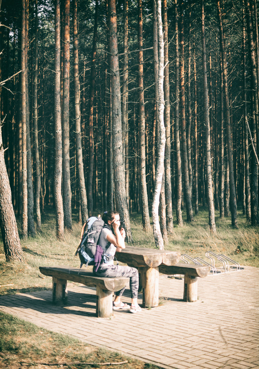 We Went 151,000 Steps In 3 Days By Lithuanian Coastline. From Latvian Border To Russian Border We Went 151,000 Steps In 3 Days By Lithuanian Coastline. From Latvian Border To Russian Border