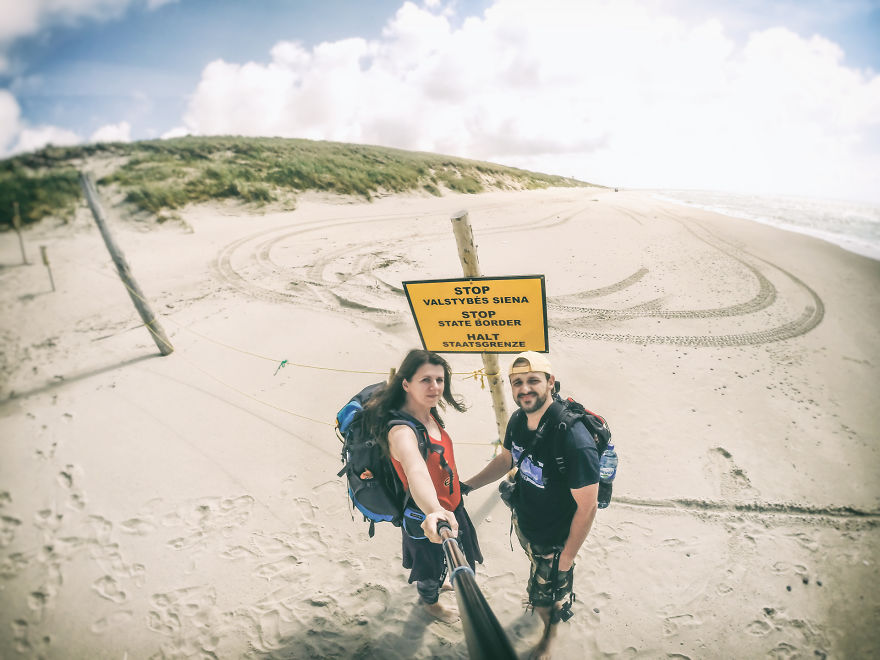 We Went 151,000 Steps In 3 Days By Lithuanian Coastline. From Latvian Border To Russian Border