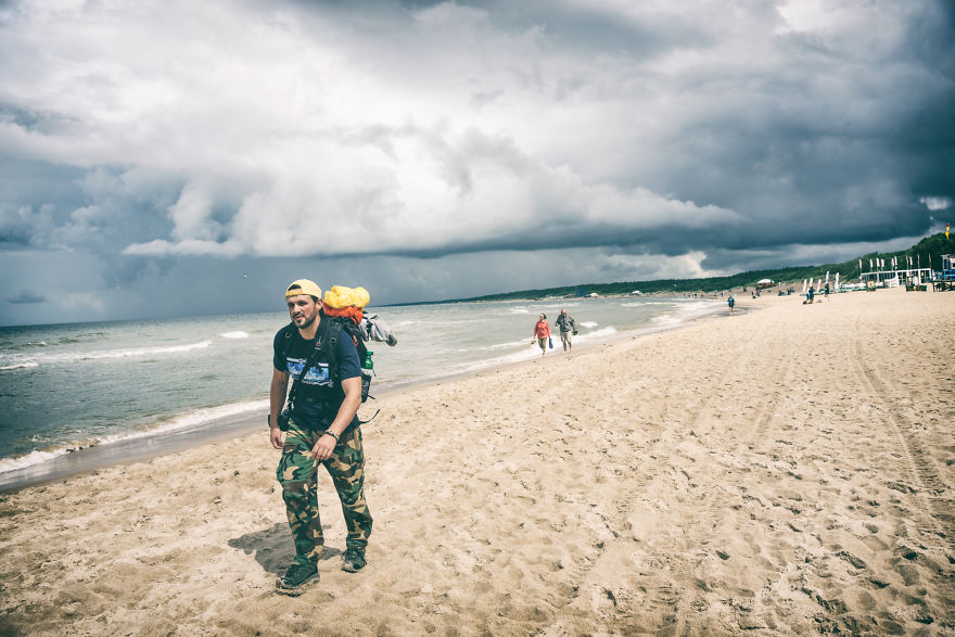 We Went 151,000 Steps In 3 Days By Lithuanian Coastline. From Latvian Border To Russian Border