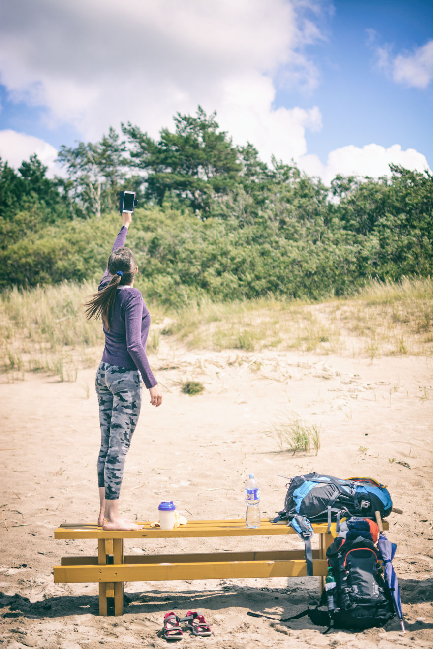 We Went 151,000 Steps In 3 Days By Lithuanian Coastline. From Latvian Border To Russian Border We Went 151,000 Steps In 3 Days By Lithuanian Coastline. From Latvian Border To Russian Border