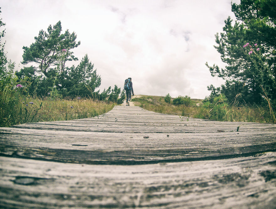 We Went 151,000 Steps In 3 Days By Lithuanian Coastline. From Latvian Border To Russian Border We Went 151,000 Steps In 3 Days By Lithuanian Coastline. From Latvian Border To Russian Border