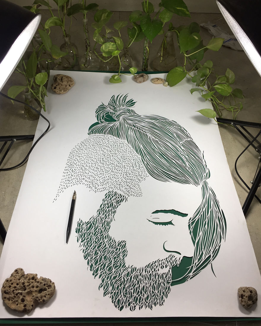 I Cut Hair On Paper I Cut Hair On Paper