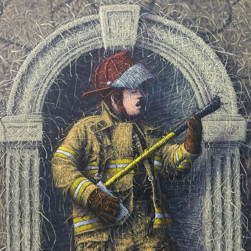 “Weaving” Paintings By Alexi Torres Show The Connection Between Man And Nature “Weaving” Paintings By Alexi Torres Show The Connection Between Man And Nature