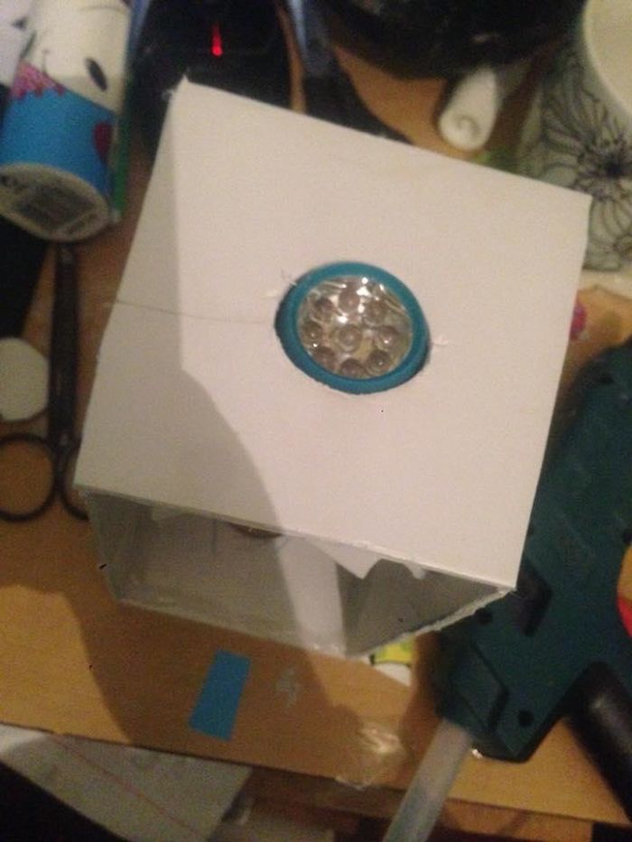 Magic Wand/staff Out Of Food Container And The Flash Light!