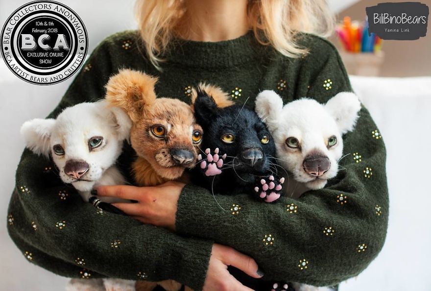 I Create Lifelike Soft Sculpture Of Plush And Fabrics