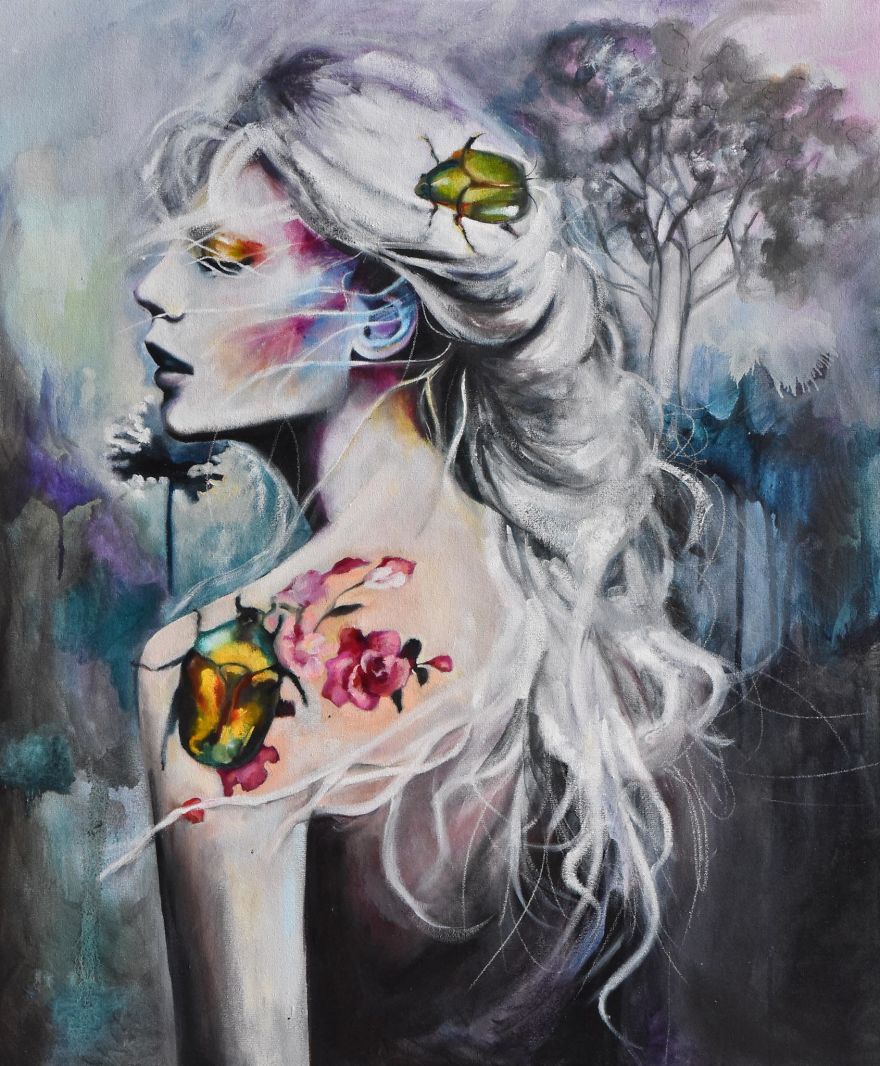 14-Year-Old Artist From Arizona Expressing The True Beauty Within