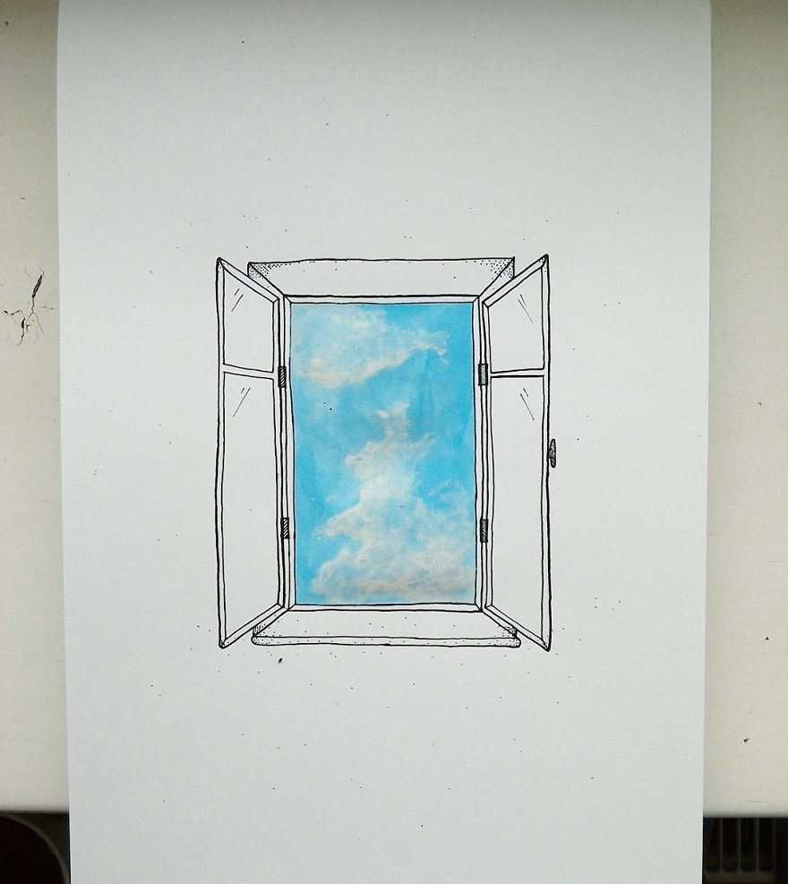 I Enjoy Drawing Ink Dots And Lines