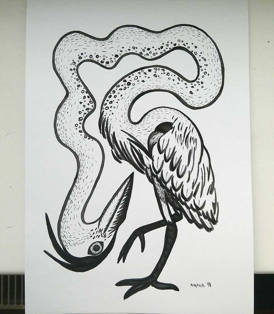 I Enjoy Drawing Ink Dots And Lines