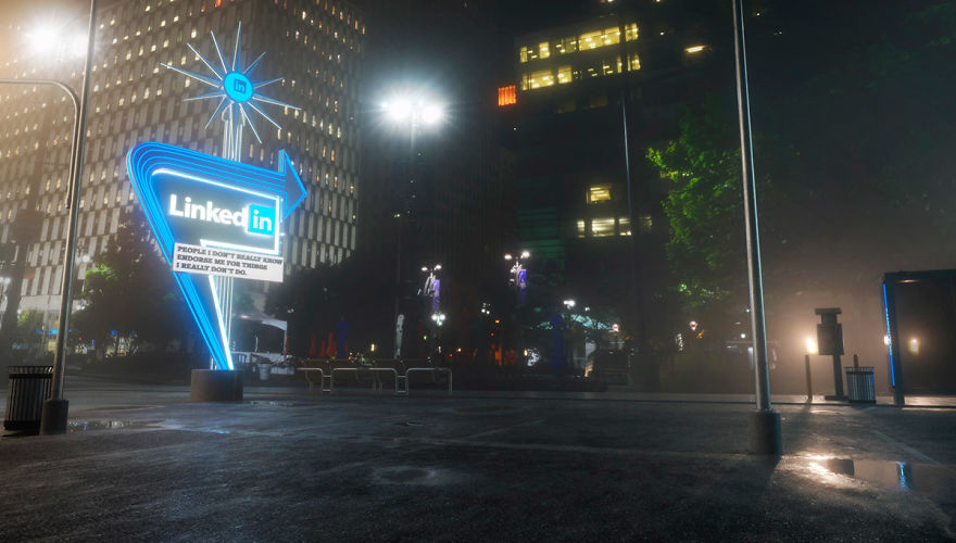 Artist Turns Social Media Logos Into Satirical Signs Artist Turns Social Media Logos Into Satirical Signs