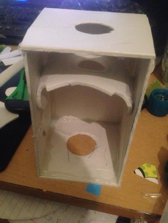 Magic Wand/staff Out Of Food Container And The Flash Light!