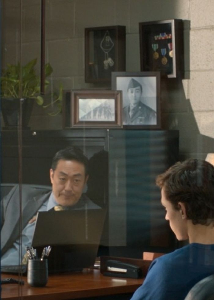 In Spider-Man: Homecoming, Principal Morita Played By Kenneth Choi Has Pictures The Howling Commandos In His Office. Jim Morita In Captain America: The First Avenger Was Also Played By Choi