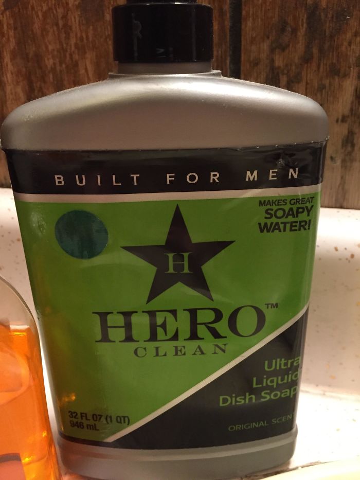 A Real Man's Dish Soap