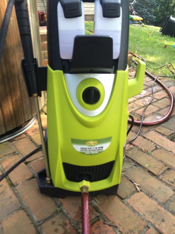 My Power Washer Looks Like Mike Wazowski